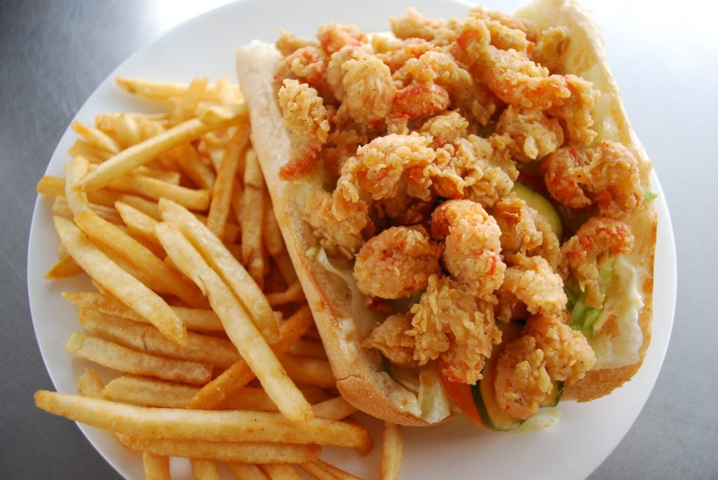 Authentic po-boys and sandwiches